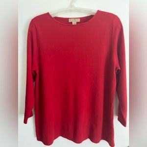 Boat neck cashmere sweater plus size bought at Bloomingdales